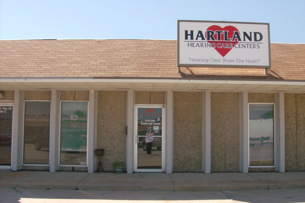 outside Hartland Hearing Care Center in Emporia